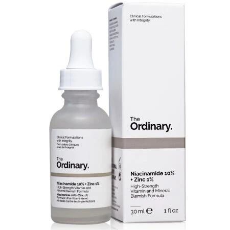 The Ordinary 10%烟酰胺+1%锌精华